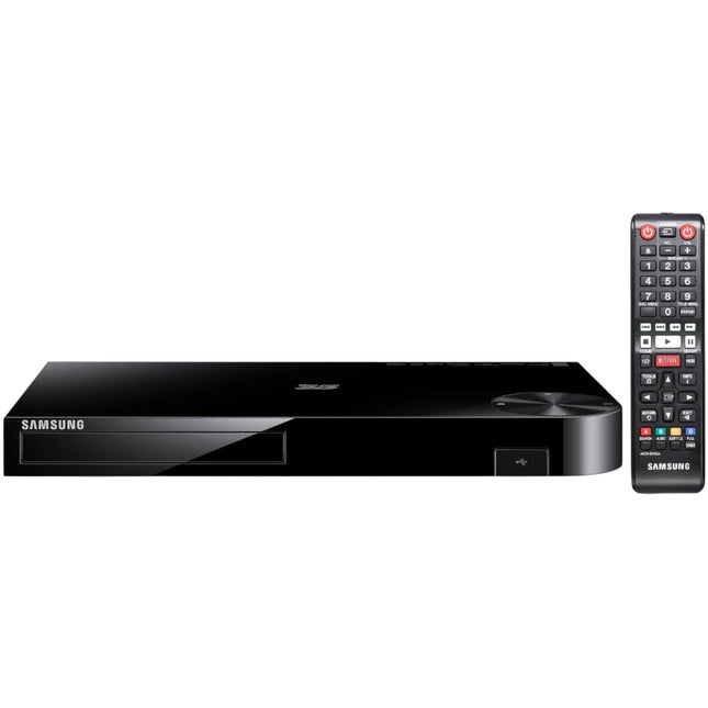 SAMSUNG 3D Blu-ray & DVD Player with 4K UHD Upscaling WiFi Streaming - BD-JM63