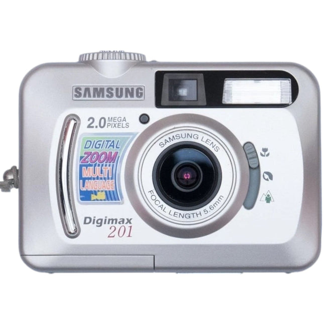 Samsung Digimax 201 Compact Y2K CCD Digital Camera
