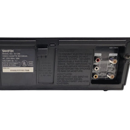 Samtron SV-C90 VCR 4 Head Hi-Fi Stereo VHS Player