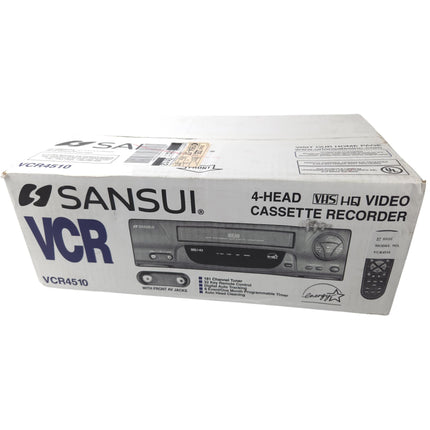 Sansui VCR4510 VCR VHS Player - 4-Head Video Cassette 