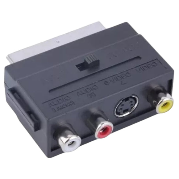 Scart to Composite RCA A/V Adapter