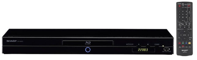 Sharp BD-AMS20U 3D Blu-ray DVD Player with Remote – Full HD, USB Input, HDMI Output, Streaming Capable