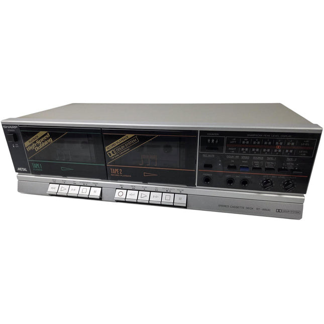 Sharp Stereo Cassette Tape Deck RT-W600