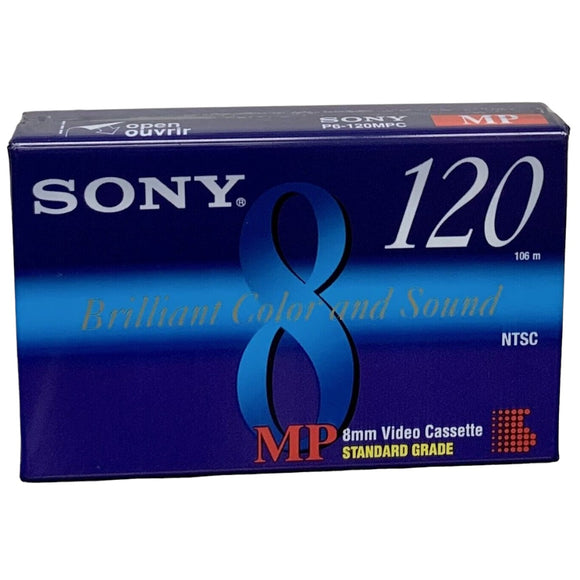 Sony 120min 8mm MP Standard Grade Video Cassette Tape P6-120MPC
