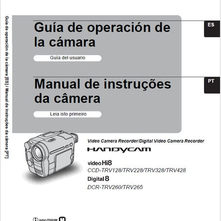Sony CCD-TRV428 Camcorder Owners Manual