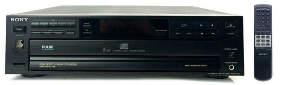 Sony 5 CD Compact Disc Changer Player CDP-C225