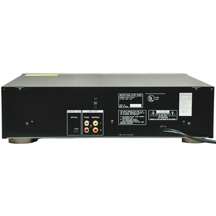 Sony CDP-C69ES 5 Disc CD Player Changer Back