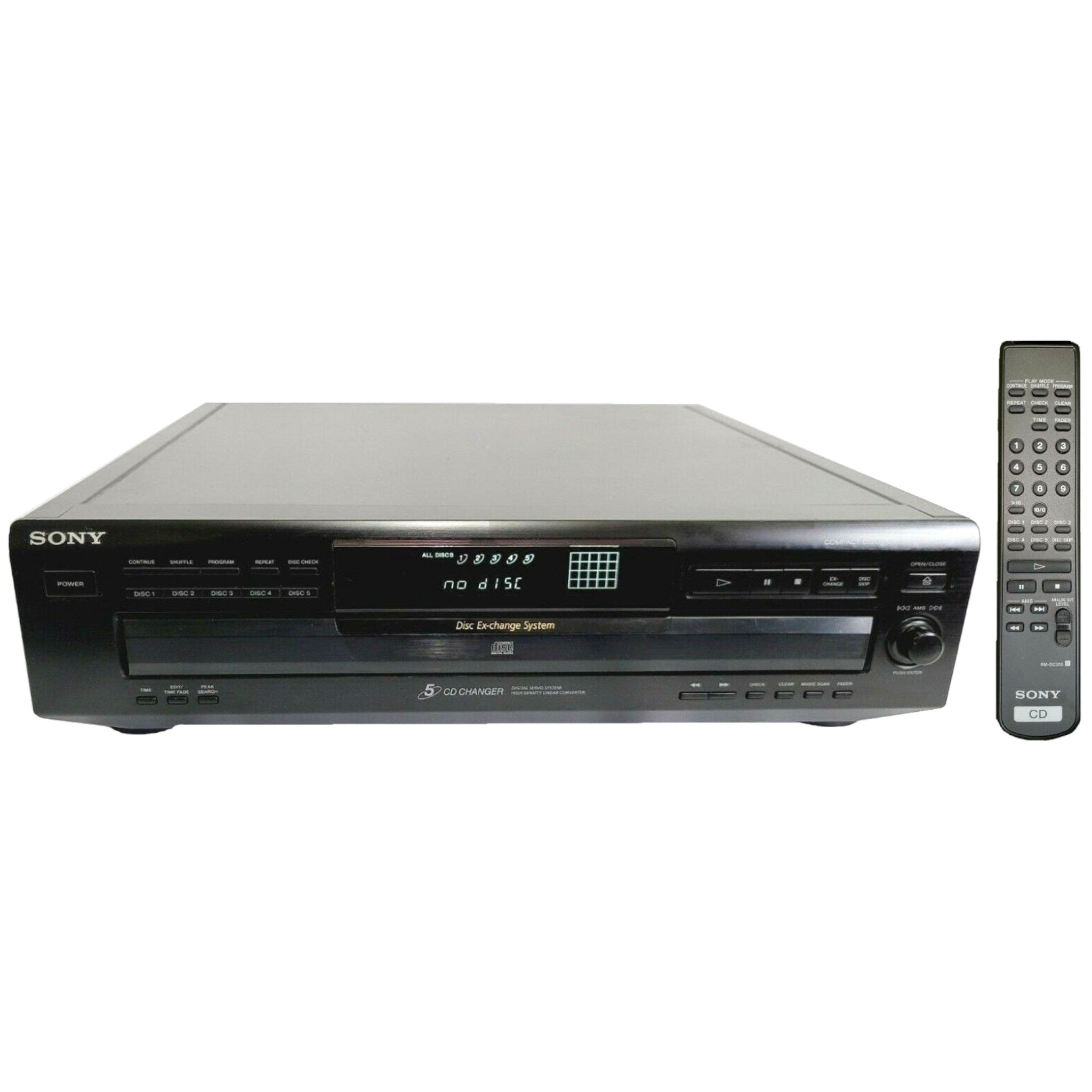 Sony CDP CE215 Compact Disc CD 5 Disc Player Changer TekRevolt sony-cdp-ce215-compact-disc-cd-5-disc-player-changer-tekrevolt