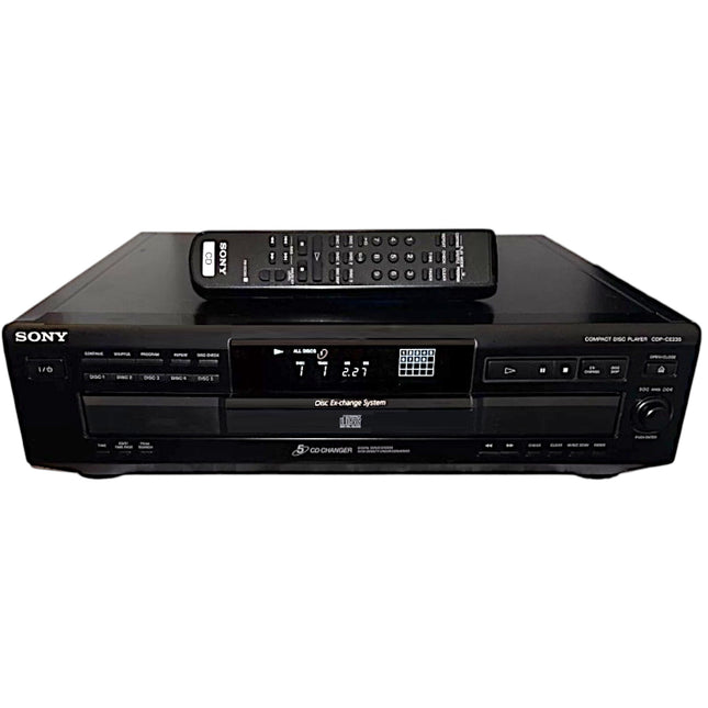 Sony CDP-CE235 - 5 Disc CD Carousel Changer Player
