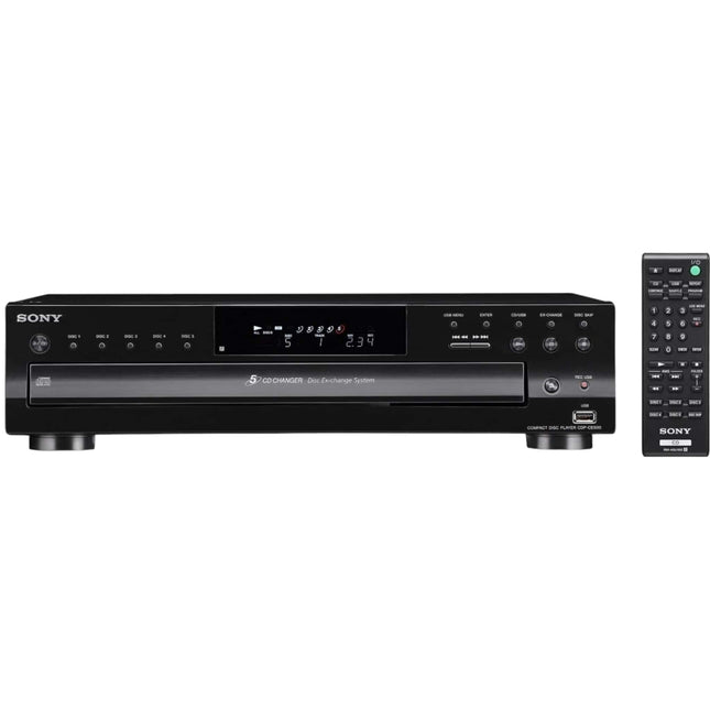 Sony CDP-CE500 5 Disc Compact Disc CD Changer USB Player