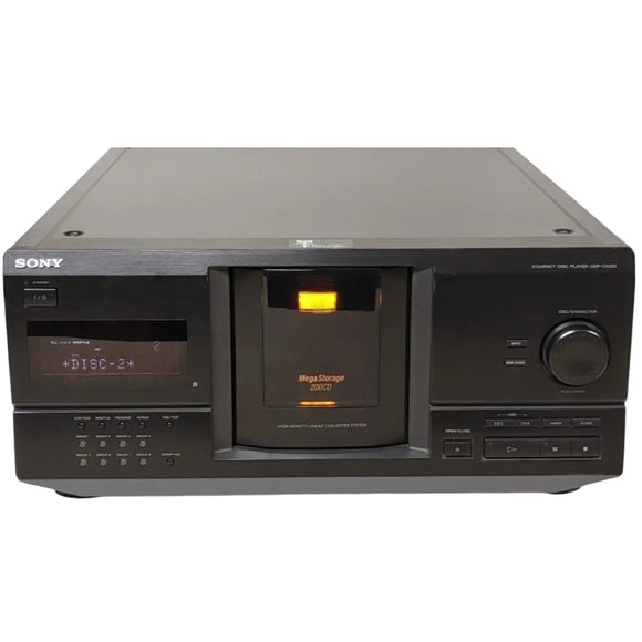 Sony CDP-CX220 Mega Storage 200 Compact Disc CD Player