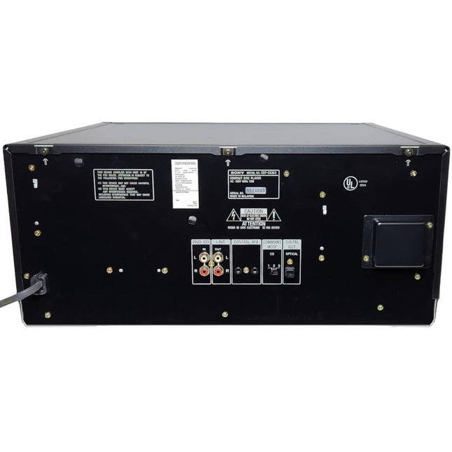 Sony CDP-CX300 Mega Storage 300 Disc CD Player Back