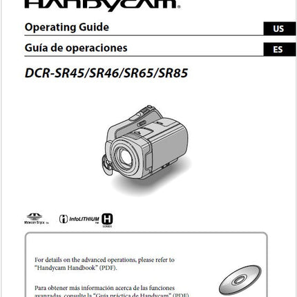 Sony DCR-SR45 Camcorder Owners Manual
