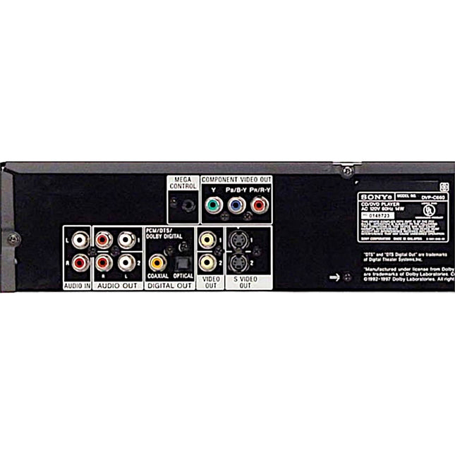 Sony DVP-C660 CD/DVD Player 5 Disc Changer