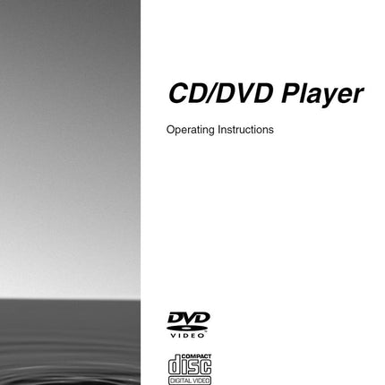 Sony DVP-NC600 DVD Player Owners Manual