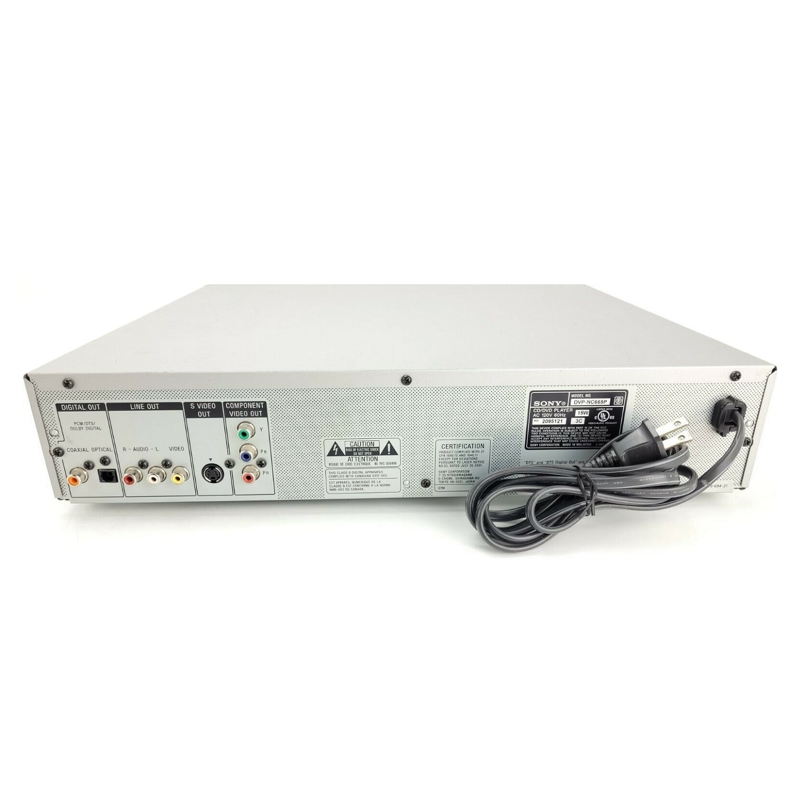 Sold Sony Dvp-nc875v 5 Disc Cd/dvd Player Changer