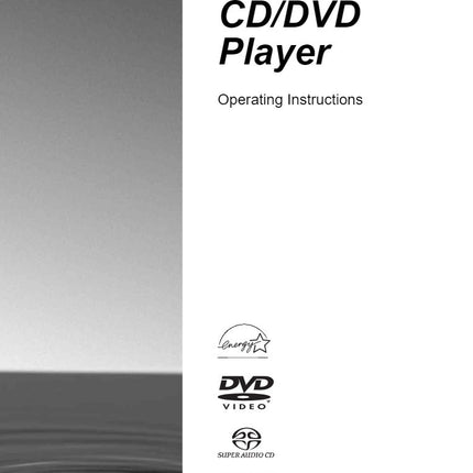 Sony DVP-NC875V DVD Player Owners Manual