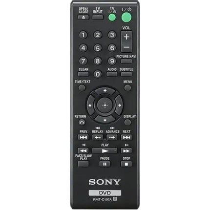 Sony DVP-SR210P DVD Player remote
