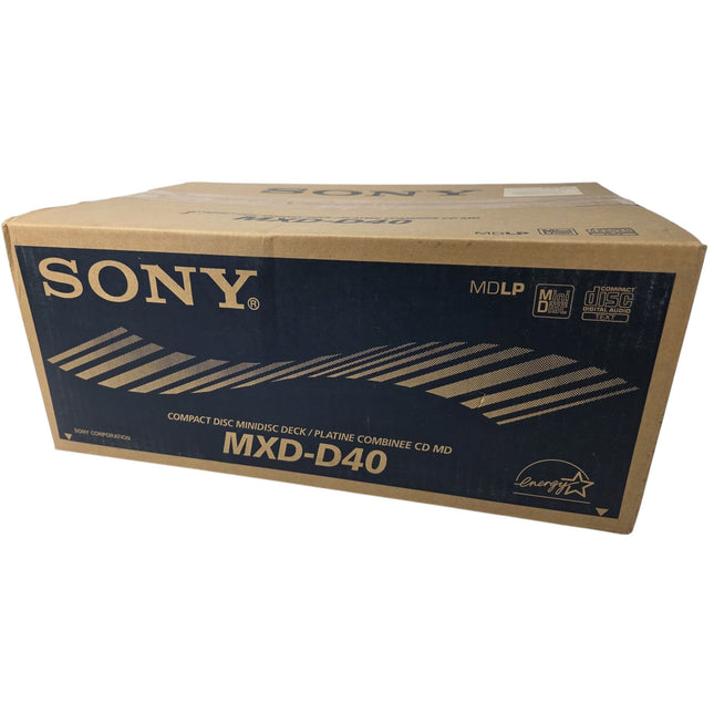 Sony MXD-D40 CD to MiniDisc MD Recorder Player Deck NEW