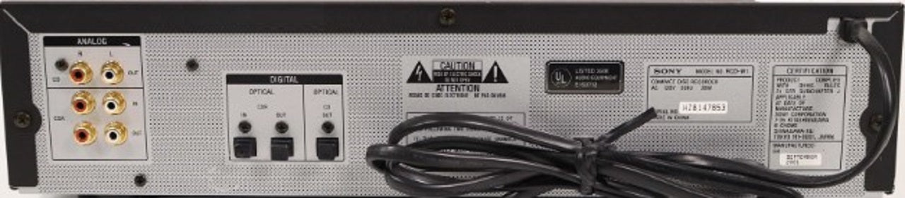 Sony Rcd W1 Sony RCD-W1 Compact Disc Recorder Dual CD Deck Player – TekRevolt