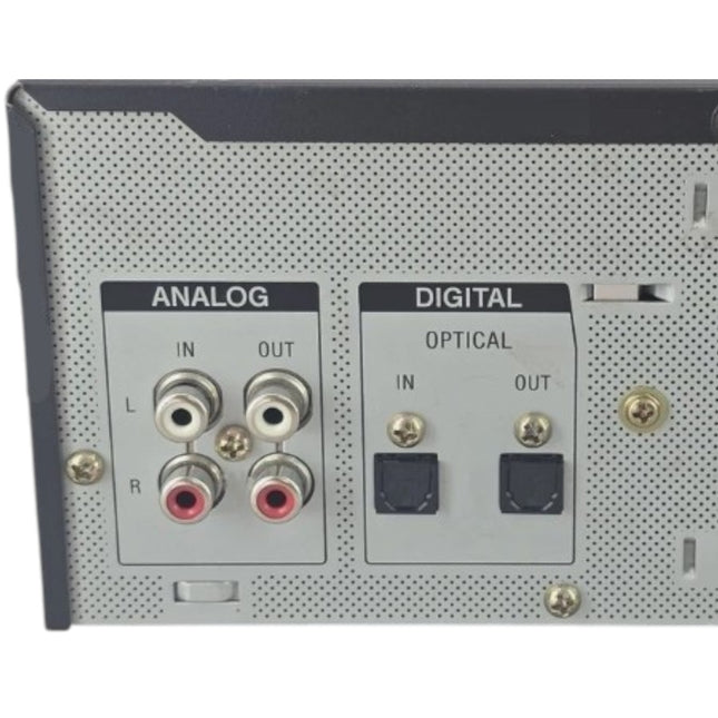 Sony RCD-W500C 5 CD Changer CD Dubbing Recorder Inputs and outputs.