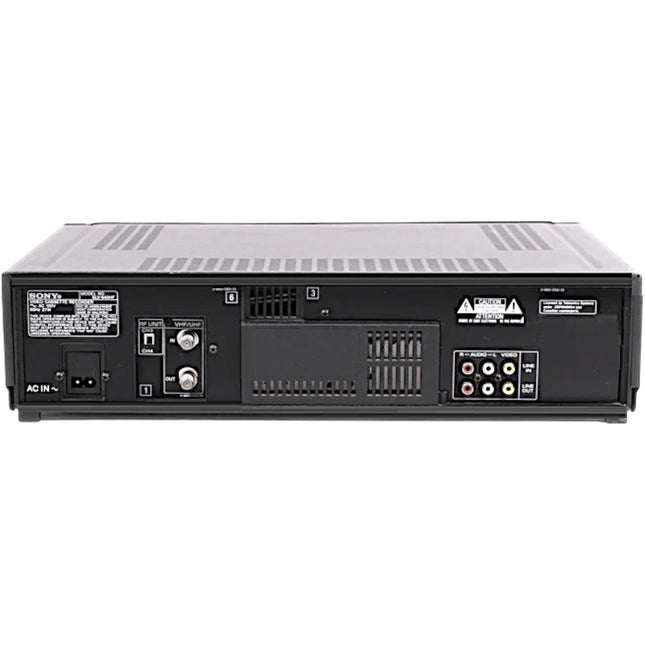 Sony SLV-640HF VHS VCR Player back