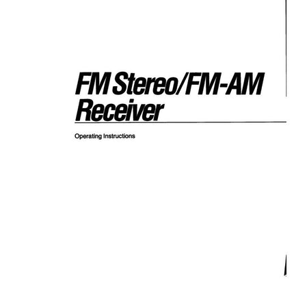 Sony STR-AV1020 Receiver Owners Manual