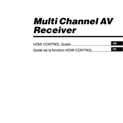 Sony STR-DA333ES Amplifier Receiver Owners Instruction Manual