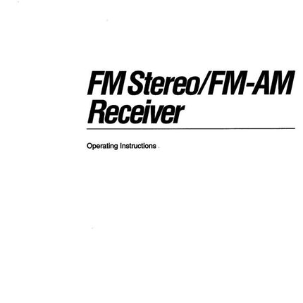 Sony STR-GX808ES STR-GX909ES Receiver Owners Manual
