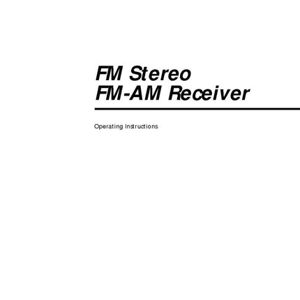 Sony STR-V333ES STR-V444ES Receiver Owners Manual