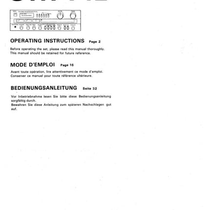 Sony STR-V4L Amplifier Receiver Owners Instruction Manual