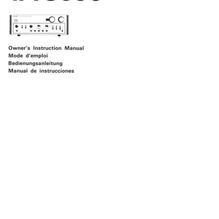 Sony TA-3650 Amplifier Receiver Owners Instruction Manual