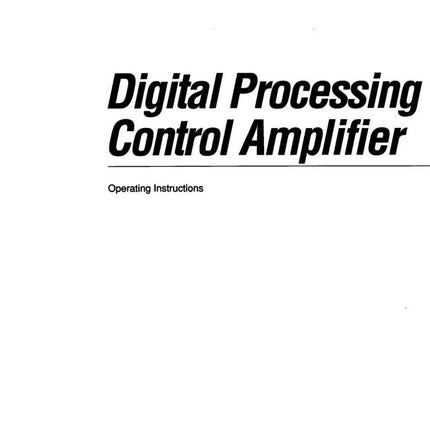 Sony TA-E1000ESD Amplifier Receiver Owners Instruction Manual