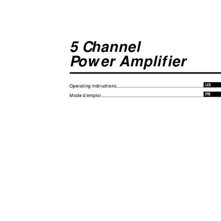 Sony TA-N9000ES Amplifier Receiver Owners Instruction Manual