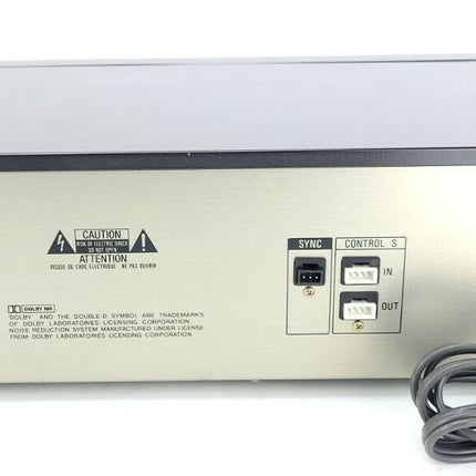 Sony TC-W5 Dual Stereo Cassette Deck Tape Recorder Player