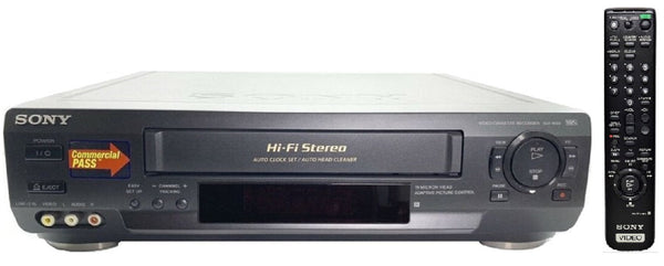 Sony Hi-Fi Stereo authentic VCR 4-Head VHS Video Player SLV-N900 WORKING with OEM Remote