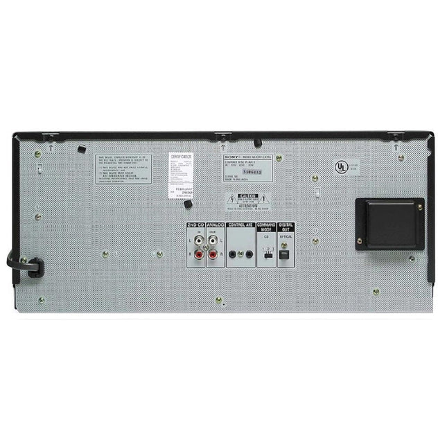 Sony CDP-CX355 Input and Output