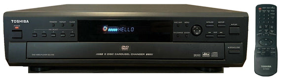 Toshiba SD-2705u 5-Disc DVD/CD Carousel Changer Player