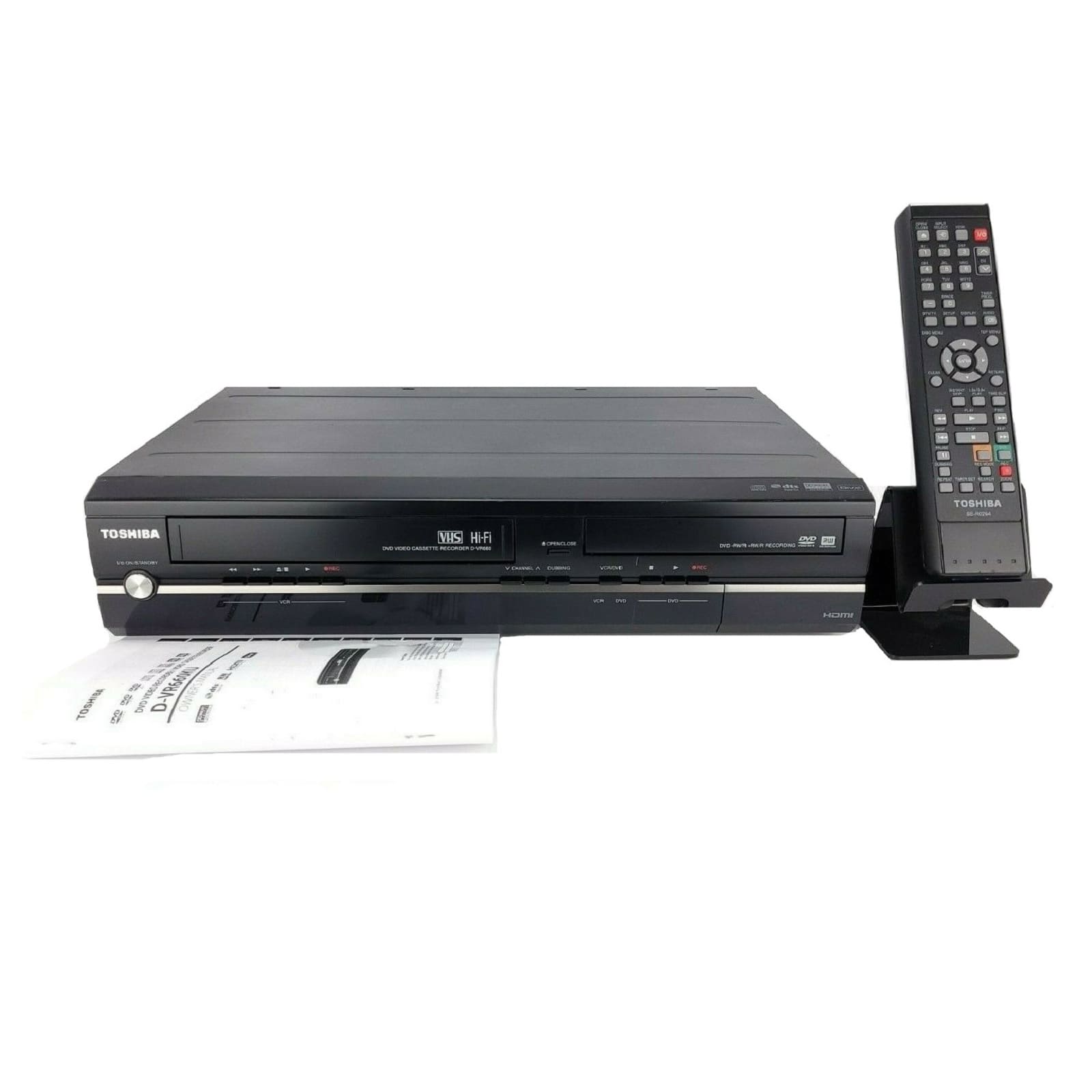 Toshiba D-VR660 DVD VCR Combo Player VHS to DVD Recording – TekRevolt