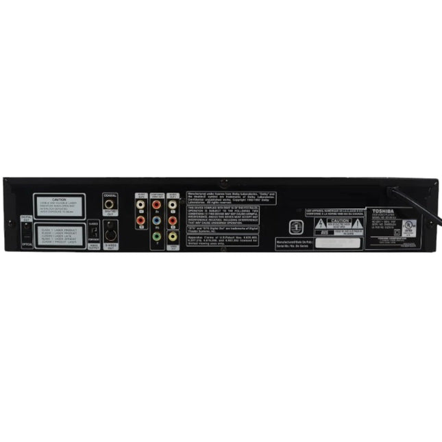 Toshiba SD-2815U 5 Disc DVD Player Back