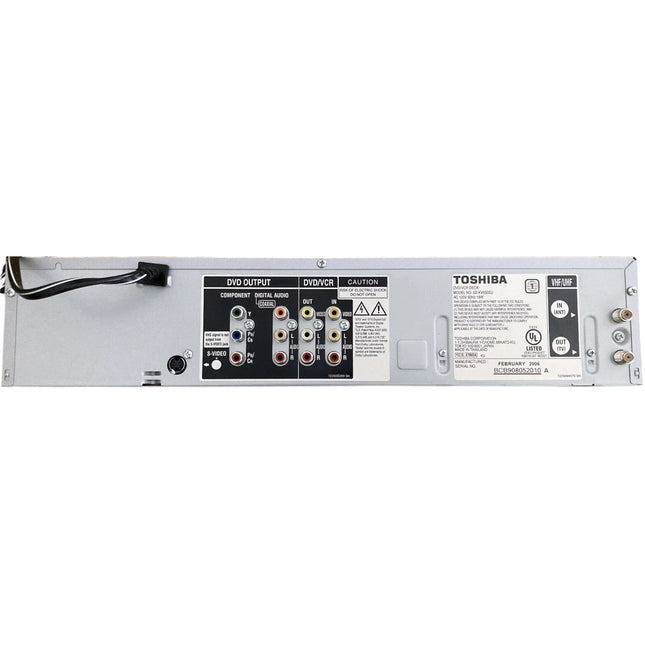 Toshiba SD-KV550 DVD VCR Combo s-video composite component