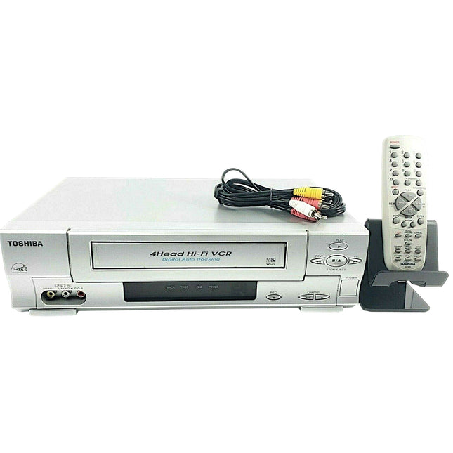 Toshiba W525 VCR VHS Player 4-Head Hi-Fi Stereo SQPB