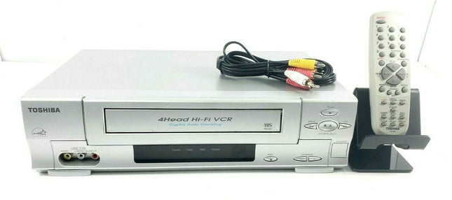 Toshiba W525 VCR Video Cassette VHS Player/Recorder