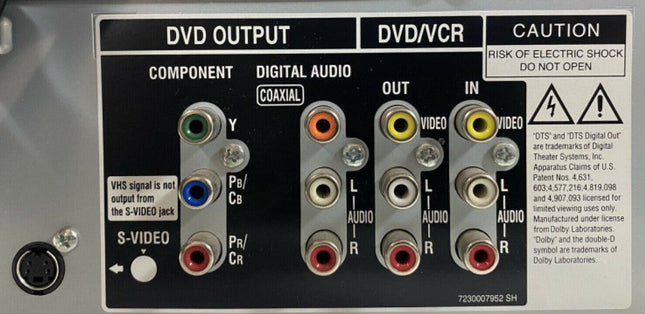 Toshiba SD-V393 DVD VCR Combo Player AV