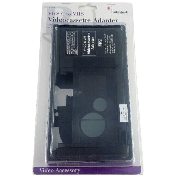 VHS-C to VHS Videocassette Adapter