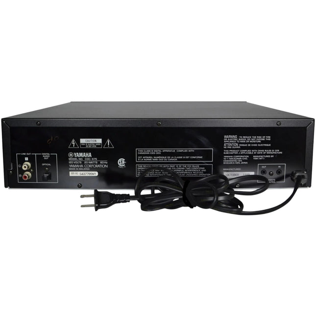 Yamaha CDC-675 CD Player - Natural Sound 5 Disc Compact Disc Changer