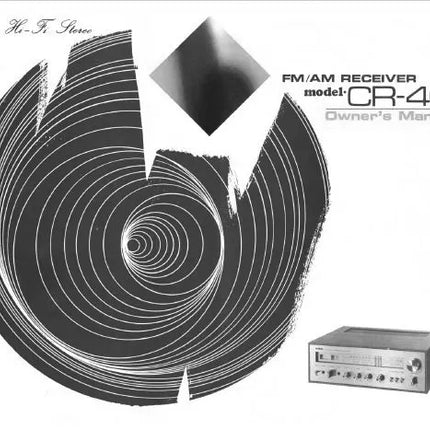 Yamaha CR-400 Receiver Owners Manual