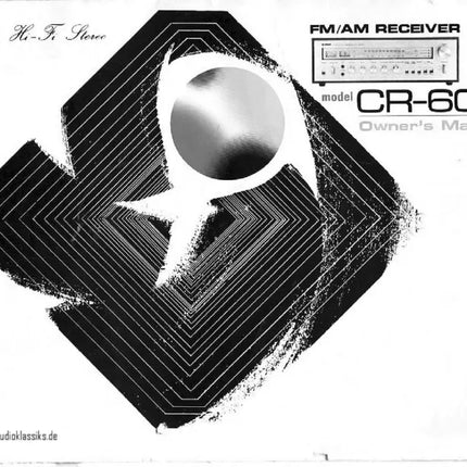 Yamaha CR-600 Receiver Owners Manual