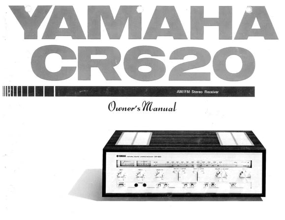 Yamaha CR-620 Receiver Owners Manual