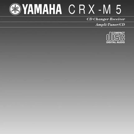 Yamaha CRX-M5 Receiver Owners Manual